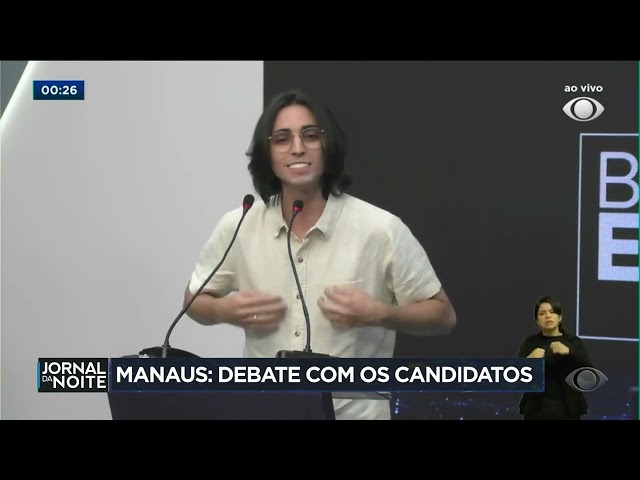 Quatro candidatos participam de debate em Manaus