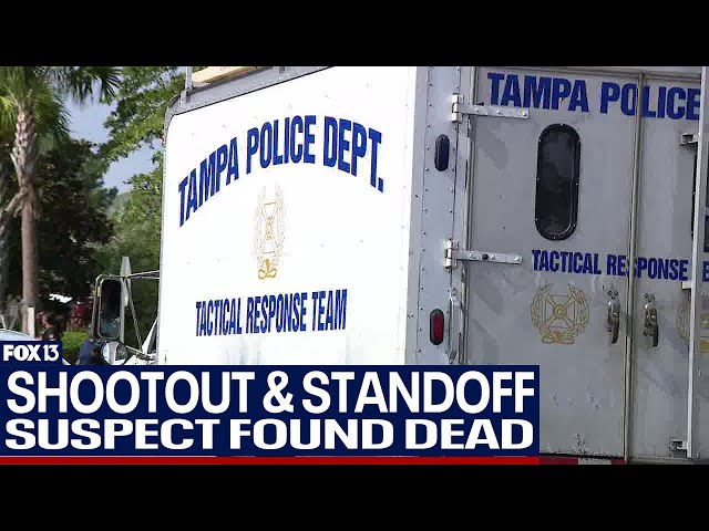 ⁣Shootout and standoff ends with suspect dead