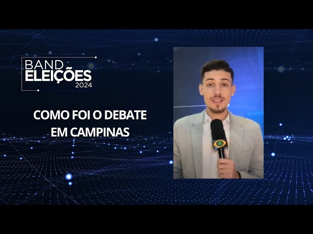 Debate eleitoral em Campinas reúne quatro candidatos