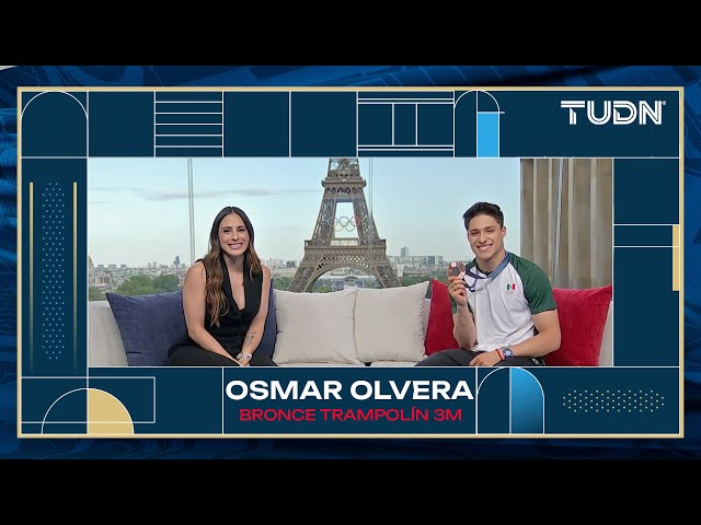 ENTREVISTA EXCLUSIVA con Osmar Olvera  Bronce en Trampolín 3M | TUDN