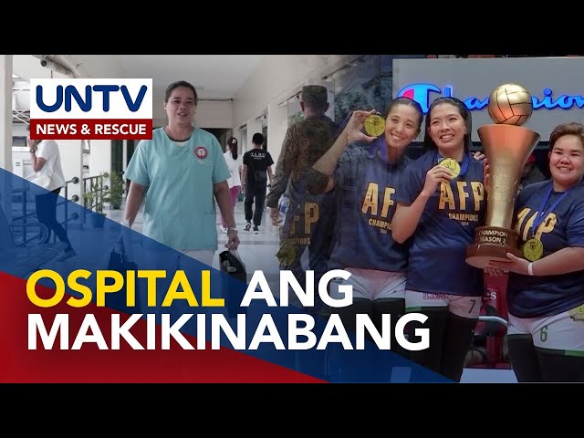 ⁣V. Luna Medical Center, magdaragdag ng medical equipment mula sa cash donation ng AFP Lady Gunnar