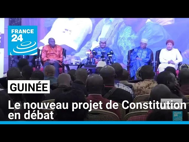 Guinée : le nouveau projet de Constitution en débat • FRANCE 24