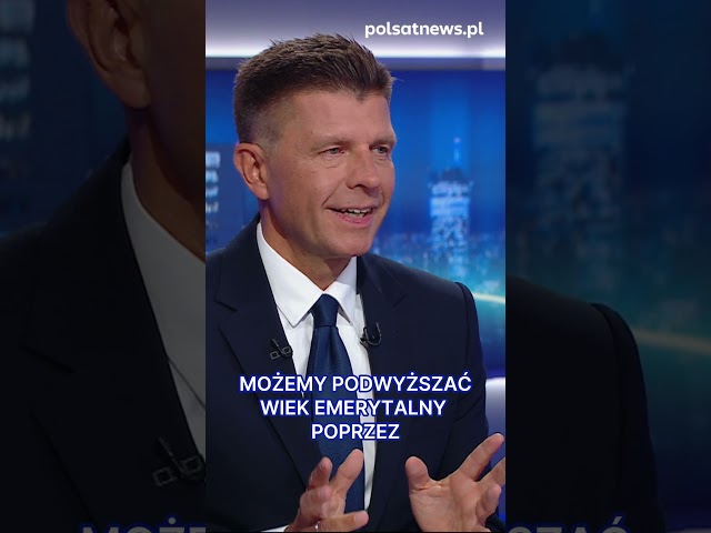 ⁣Deklaracja w sprawie podwyższania wieku emerytalnego - Ryszard Petru