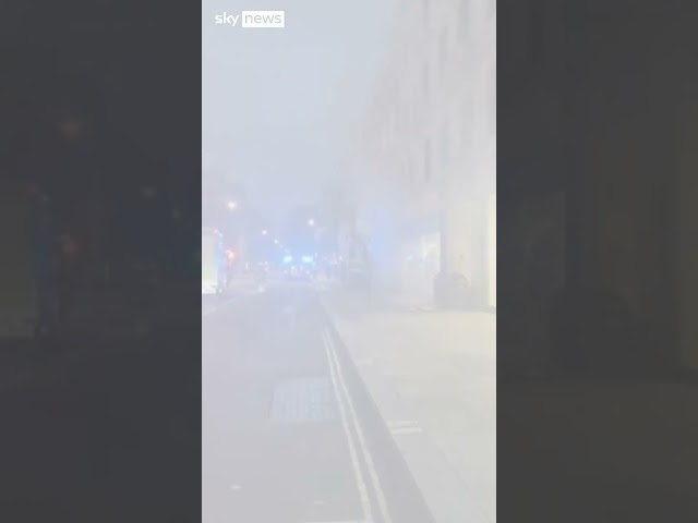 ⁣Fire on Baker Street