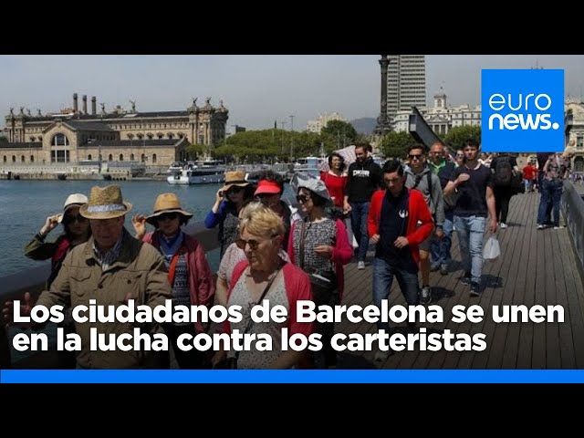 ⁣Los ciudadanos de Barcelona se unen en la lucha contra los carteristas