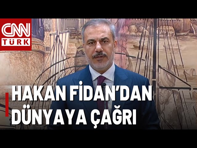 Hakan Fidan Gazze İçin Dünyaya Seslendi! "Tüm Dünya Soykırım Davasına Katılmalı"