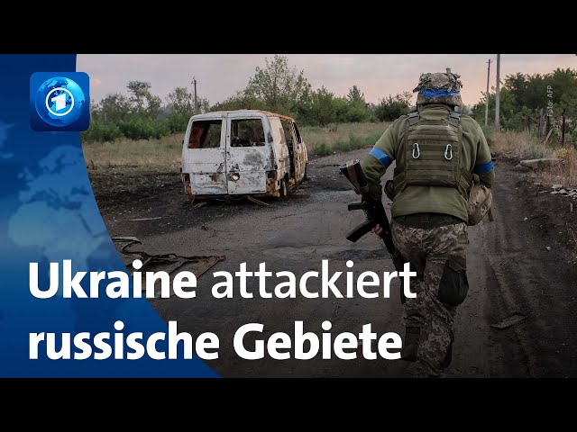 ⁣Krieg gegen die Ukraine: Kiew setzt Angriffe auf Russland fort