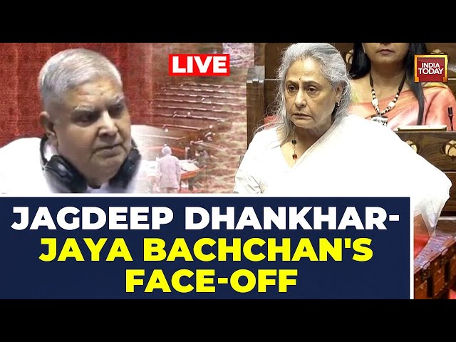 ⁣LIVE: Jagdeep Dhankhar-Jaya Bachchan's Angry Rajya Sabha Face-off | Rajya Sabha Ruckus LIVE