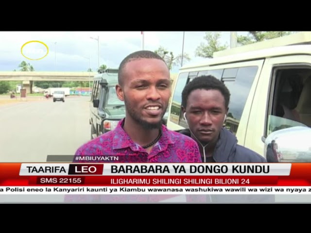 ⁣Wakazi na watalii wa Kwale wafurahia barabara ya dongo kundu ilicharamu shilingi bilioni 24