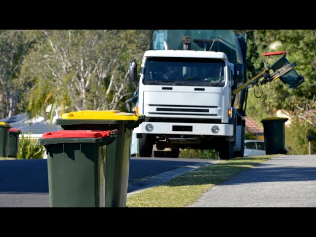 Australia experiencing an overcrowding of various coloured bins