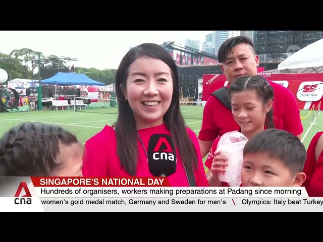 Final prep and security checks at Padang ahead of National Day Parade 2024