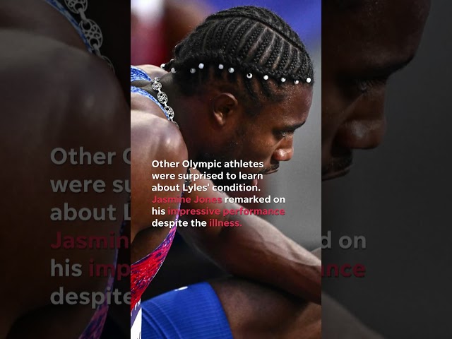 ⁣Noah Lyles triumphs with Olympic bronze despite COVID-19 diagnosis #Shorts