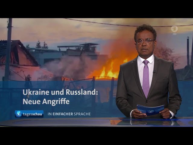 tagesschau in Einfacher Sprache 19:00 Uhr, 09.08.2024