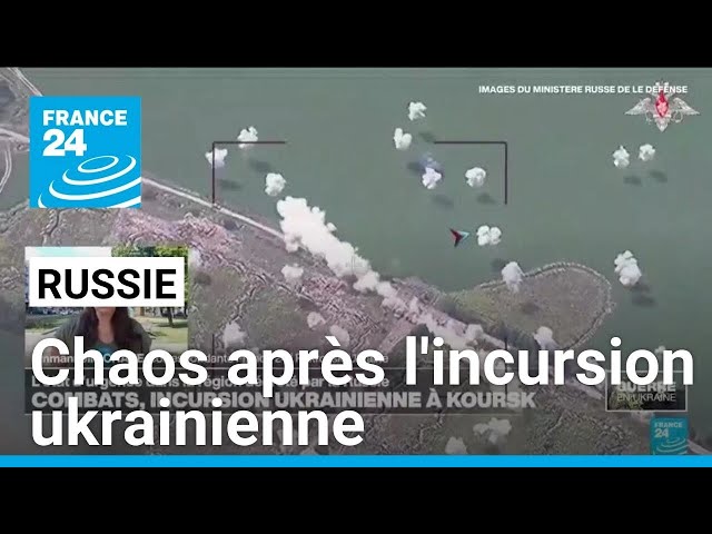 Chaos en Russie au 4eme jour de l'incursion ukrainienne sur son territoire • FRANCE 24