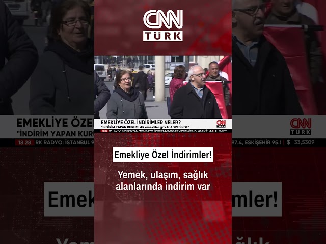 ⁣Emekliye Özel İndirimler! İndirim Yapan Kurumlar Bu Adreste!