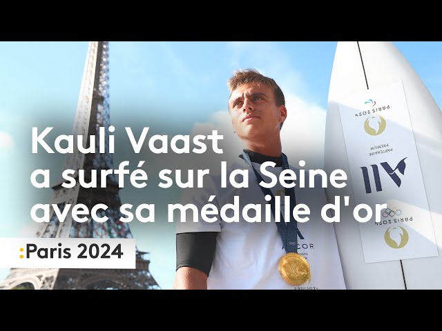 Kauli Vaast, dernière vague... sur la Seine