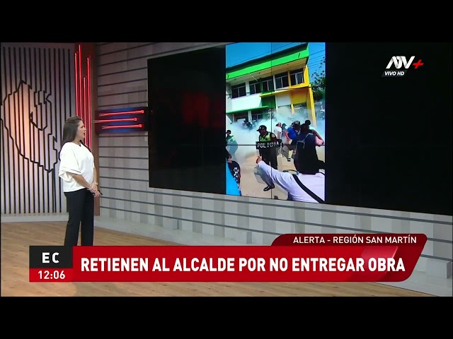 San Martín: Retienen a alcalde distrital de Cuñunbuqui por no entregar obra