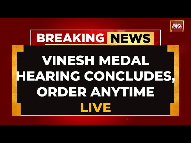 LIVE: Vinesh Phogat's Medal Hearing Concludes | Order Expected Anytime | Vinesh Medal Hearing L