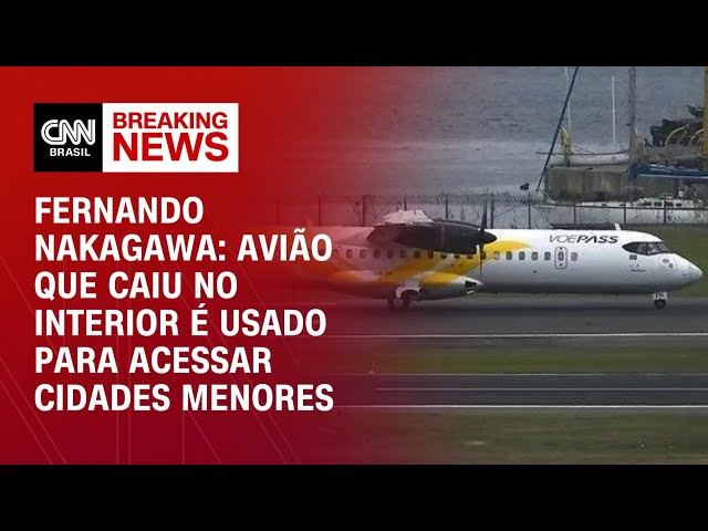 Fernando Nakagawa: Avião que caiu no interior era usado para acessar cidades menores | BASTDIORES