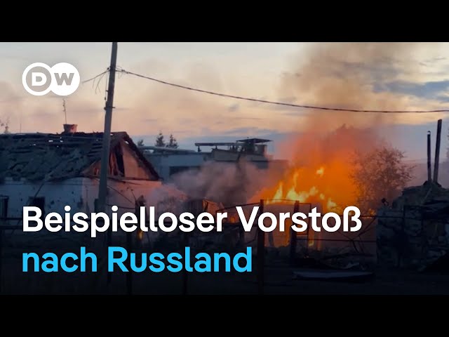 ⁣Ukrainischer Vormarsch auf Kursk: Was steckt dahinter? | DW Nachrichten