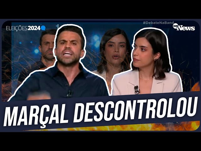 "ESSA ADOLESCENTE QUE TÁ AQUI", DIZ PABLO MARÇAL PARA TABATA EM DEBATE TENSO E CHEIO DE BA