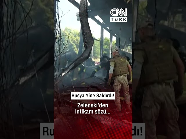 ⁣Rusya Yine Saldırdı: 11 Ölü! Ukrayna Devlet Başkanı Zelenski "İntikam" Sözü Verdi