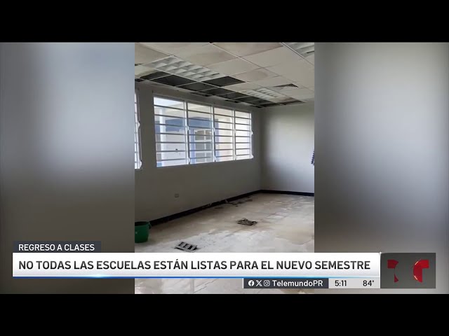 ⁣Dicen que en salones de escuela de Canóvanas tienen "cataratas del Niágara"