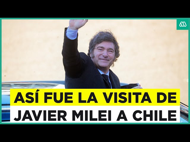 ⁣La fugaz visita de Javier Milei a Chile: ¿A qué vino el presidente de Argentina?