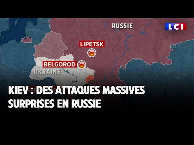 Kiev : des attaques massives surprises en Russie