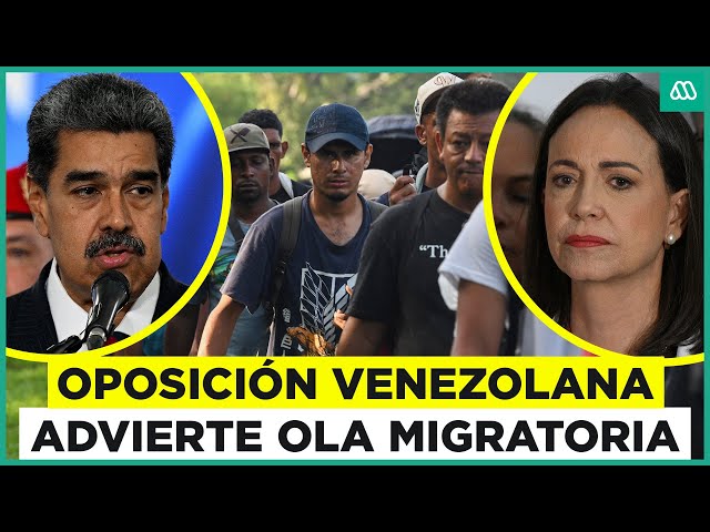 ⁣Oposición venezolana advierte de una ola migratoria si Maduro sigue en el poder