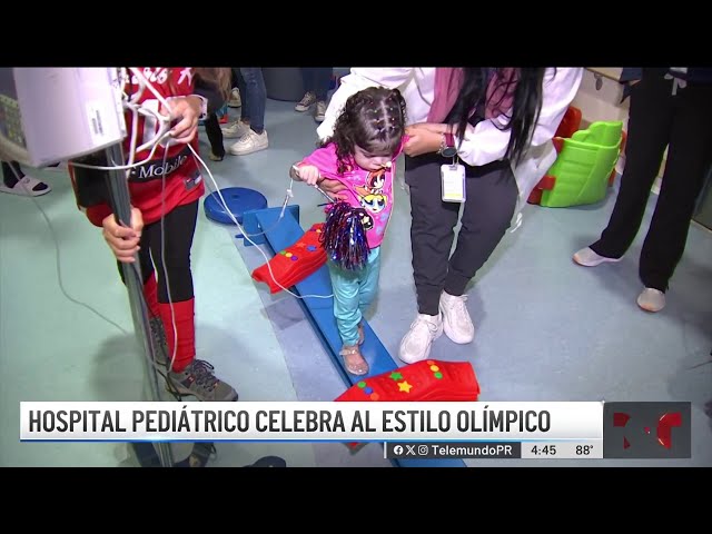 ⁣Hospital Pediátrico celebra el día del niño al estilo olímpico