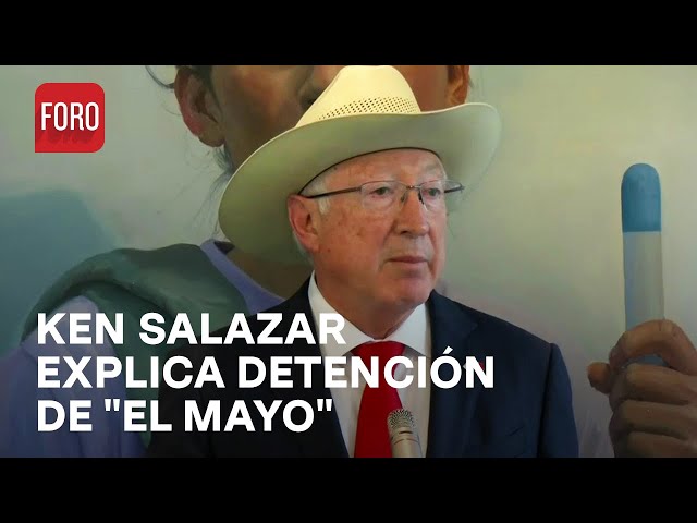 Embajador de Estados Unidos en México habla sobre la detención de "El Mayo" y Joaquín Guzm