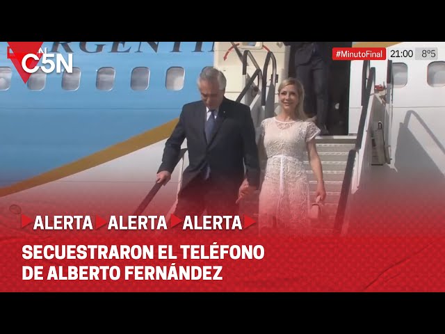 ⁣DENUNCIA de VIOLENCIA de GÉNERO: SECUESTRARON el TELÉFONO de ALBERTO FERNÁNDEZ