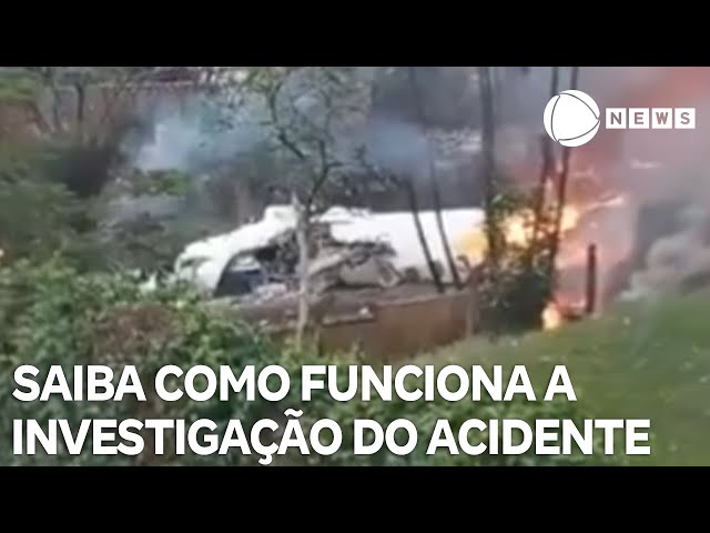 Queda de avião no interior de SP: saiba como funciona a investigação