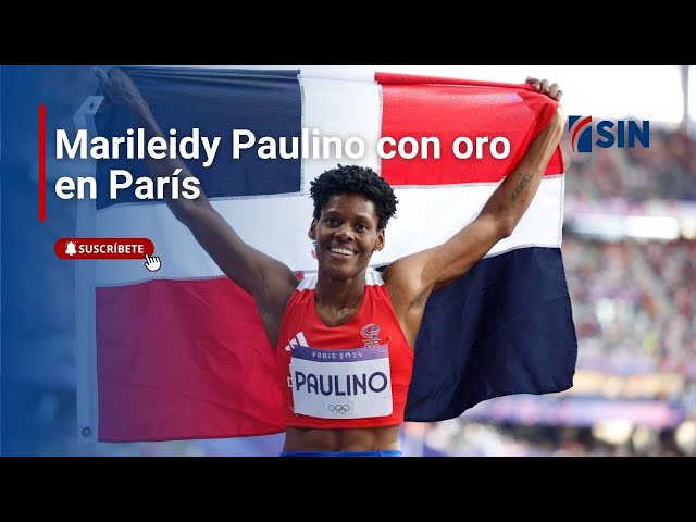 ⁣Marileidy Paulino con oro en París al ser coronada como la reina de los 400 metros planos