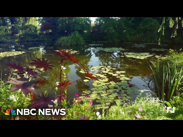 ⁣Beyond the Olympics, a walk through the gardens that inspired Claude Monet