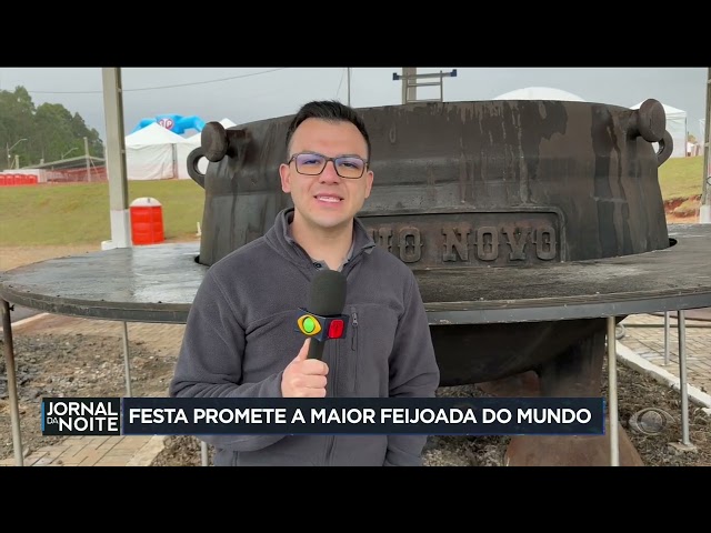 ⁣Festa no interior do Paraná promete servir a maior feijoada do mundo