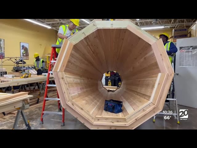 ⁣Megaphone being built by local students will amplify sounds at Belle Isle