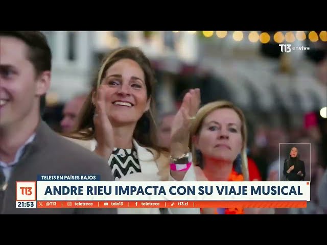 Andre Rieu impacta con su viaje musical: llegará a Chile en septiembre