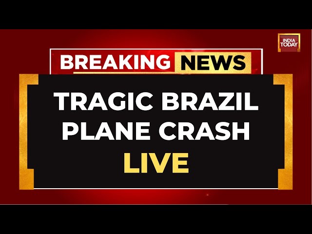 ⁣Brazil Plane Crash LIVE Updates: Plane Spirals Downward with 62 People Onboard! LIVE News Updates