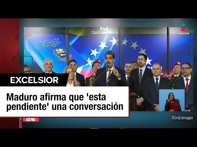 Maduro pendiente de conversar con presidentes de México, Brasil y Colombia