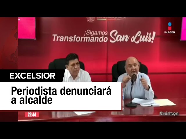 "Te tenemos detectado": Alcalde de Sonora amenaza a periodista en conferencia