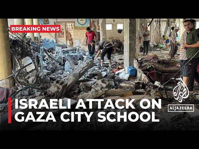 Victims of Gaza City school attack ‘in pieces’