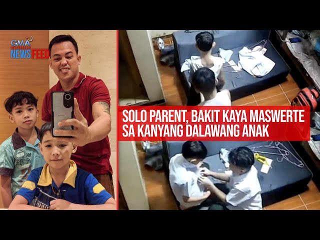 ⁣Solo parent, bakit kaya maswerte sa kanyang dalawang anak? | GMA Integrated Newsfeed