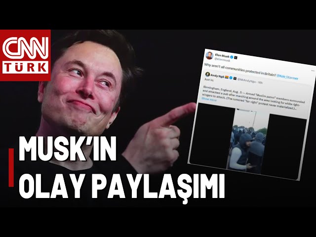 ⁣Elon Musk İngiltere'yi Hedef Aldı! Musk'ın O Paylaşımı Ortalığı Karıştırdı!