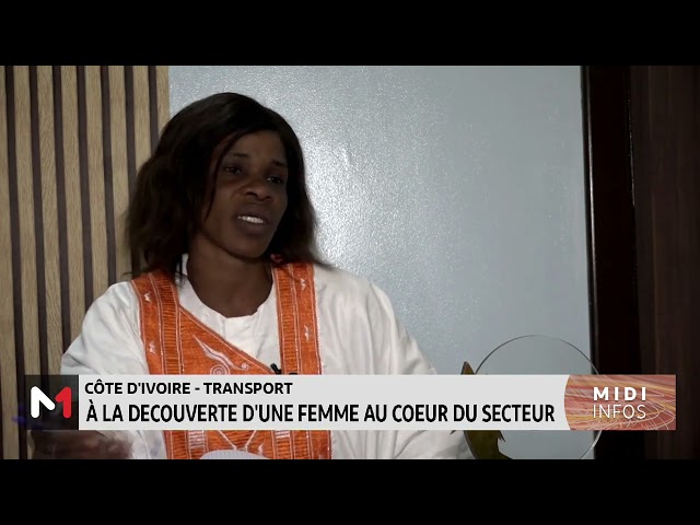 ⁣Côte d´Ivoire : À la rencontre d´une femme entrepreneuse à la tête d´une compagnie de transport