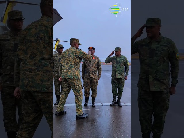 Gen Muhoozi Kainerugaba, the CDF of the UPDF arrives in Kigali ahead of #KagameInauguration2024