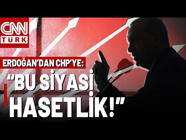 SON DAKİKA | Erdoğan'dan Muhalefete Sert Tepki: "Dikili Tek Bir Ağacınız Yok!"