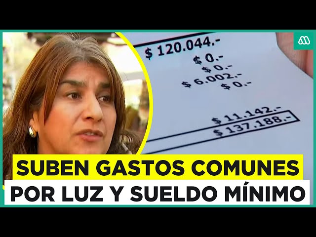 Ojo con la billetera: Suben gastos comunes por luz y sueldo mínimo