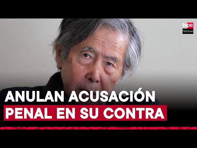 Alberto Fujimori: PJ anula acusación penal contra expresidente por caso "esterilizaciones forza